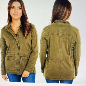 Lucky Brand Army Green Utility Jacket, small